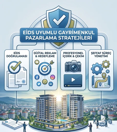 Gayrimenkul için dijital pazarlama kampanyası ekranı