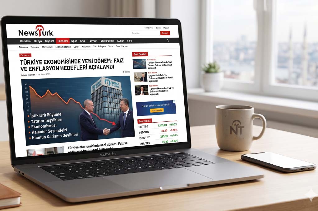 Newsturk.net haber portalı arayüzü örneği
