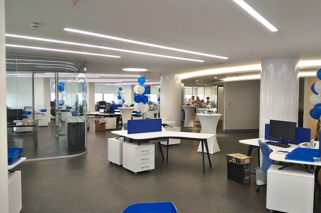 Modern ofis iç mimari tasarımı